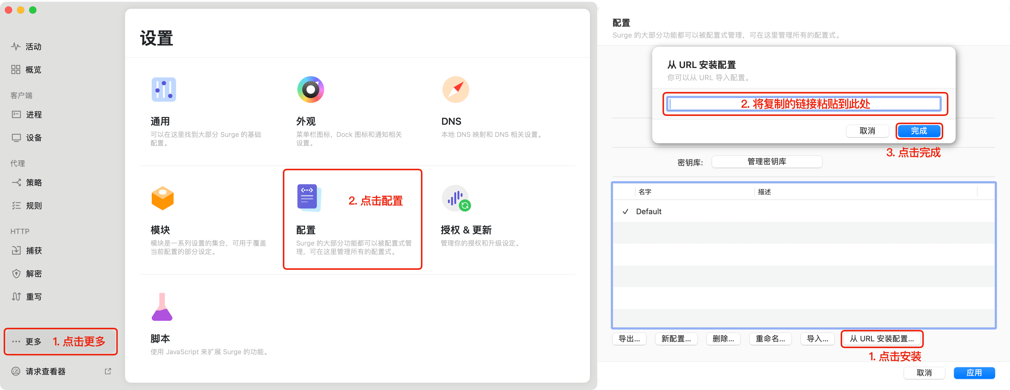 Surge for Mac 配置教程